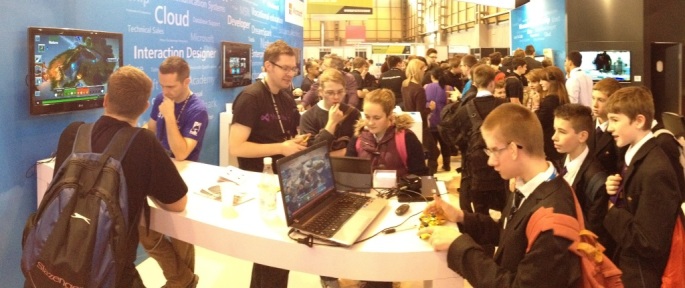 Demonstrating Project Spark and TouchDevelop to the masses